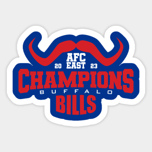 Buffalo 2023 AFC East Champions Sticker